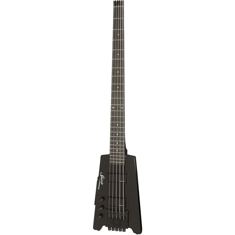 Foto van Steinberger spirit xt-25 standard bass lh black linkshandige headless 5-snarige basgitaar met gigbag