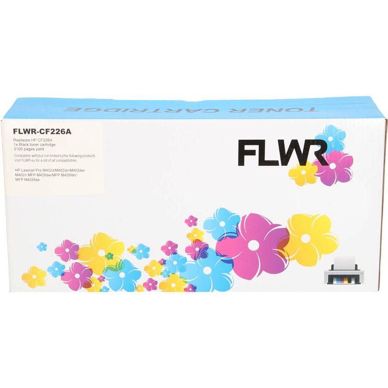 Foto van Flwr hp 26a zwart toner