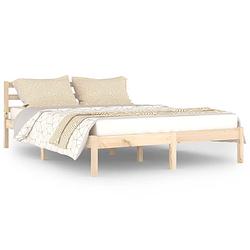 Foto van The living store bedframe massief grenenhout 140x200 cm - bed