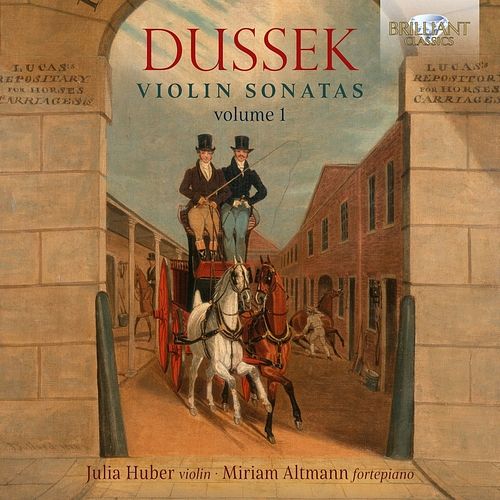 Foto van Dussek: violin sonatas, volume 1 - cd (5028421963853)