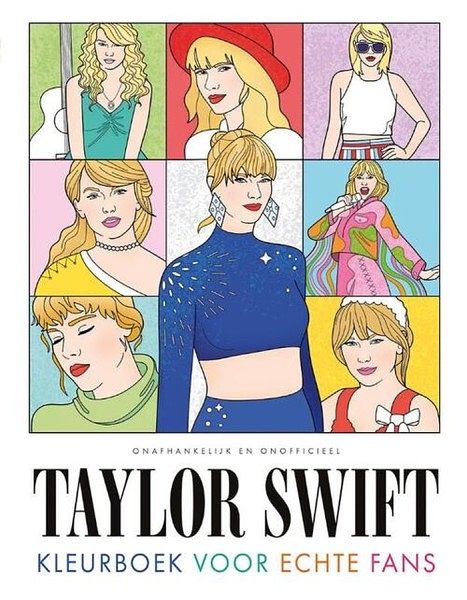 Foto van Taylor swift - kleurboek voor echte fans