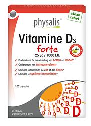 Foto van Physalis vitamine d3 forte capsules