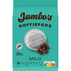 Foto van Jumbo'ss koffiepads mild 36 stuks