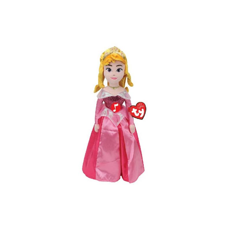 Foto van Ty disney princess aurora - met geluid - 15 cm