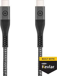 Foto van Bluebuilt usb c naar usb c kabel 1,5m kevlar® zwart