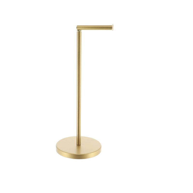 Foto van 4goodz toiletrolhouder met reserverolhouder 19x24x55 cm - goud