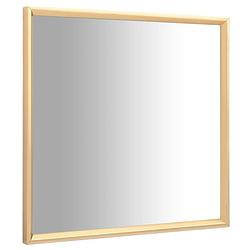 Foto van The living store spiegel goudglas - 70 x 70 cm - pvc-frame