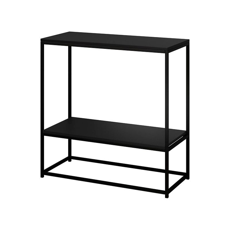 Foto van Meubella sidetable kronos - mat zwart - 80 cm