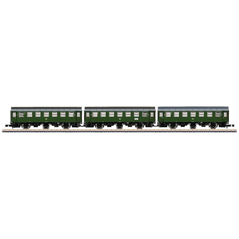 Foto van Märklin 87062 z set van 3 personenrijtuigen voor regionaal vervoer mhi van de db