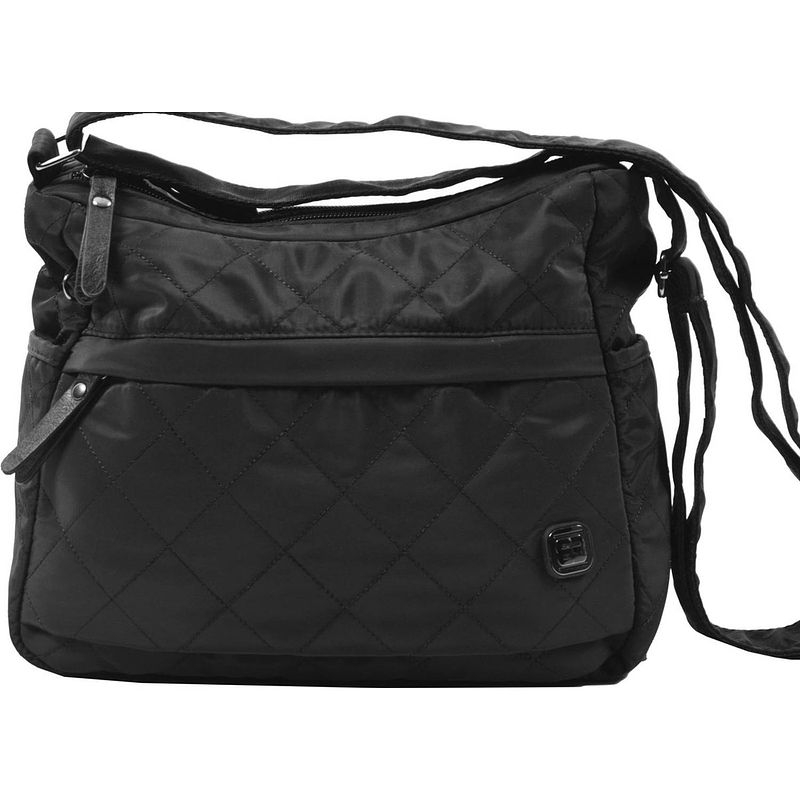 Foto van Enrico benetti kleine cross body tas - schoudertas met hengsel zwart - dames crossbody handtas