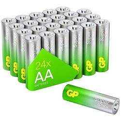 Foto van Gp batteries 03015aeta-b24 aa batterij (penlite) alkaline 1.5 v 24 stuk(s)