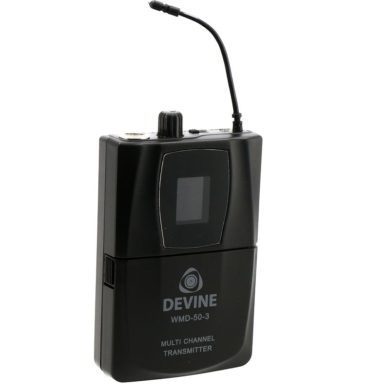 Foto van Devine 10915 bodypack voor wmd-50 duo 864 mhz