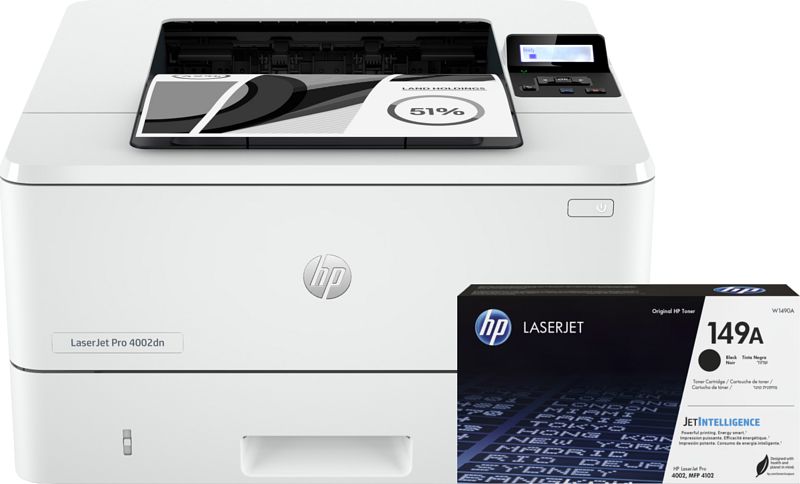 Foto van Hp laserjet pro mfp 4002dn + 1 extra zwarte toner