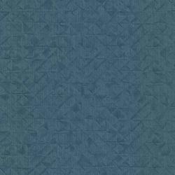 Foto van Couleurs & matières behang faded triangles blauw