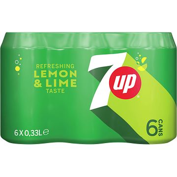 Foto van 7up lemon, lime & bubbles 6 x 330ml bij jumbo