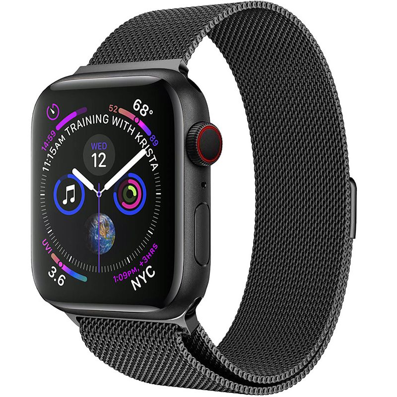Foto van Basey apple watch se 2022 (44mm) apple watch se 2022 (44mm)- zwart