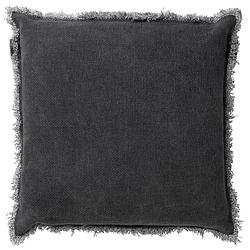 Foto van Dutch decor burto - kussenhoes van katoen charcoal gray 60x60 cm - grijs - grijs