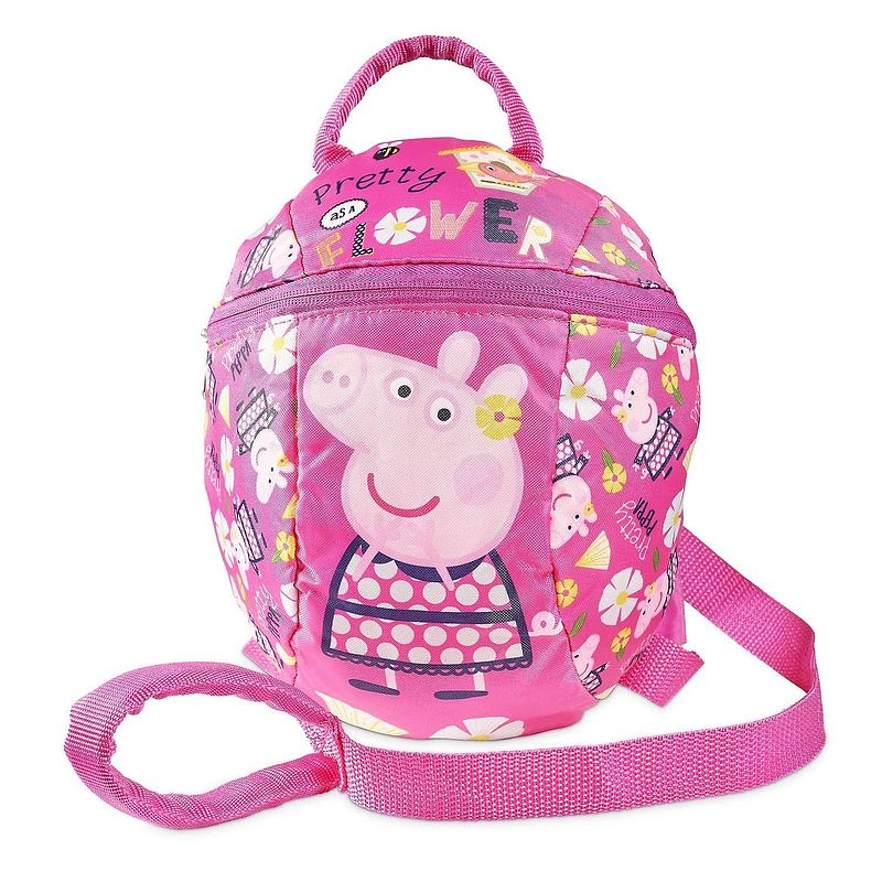 Foto van Nickelodeon rugtas met teugel peppa pig roze 2,5 liter