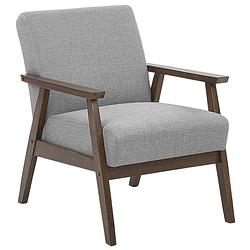 Foto van Beliani asnes - fauteuil-grijs-polyester