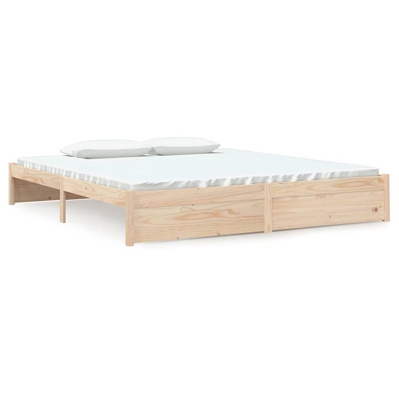 Foto van Vidaxl bedframe massief hout 180x200 cm super king size