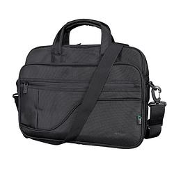 Foto van Trust sydney recycled laptop bag 17.3 inch laptop tas zwart