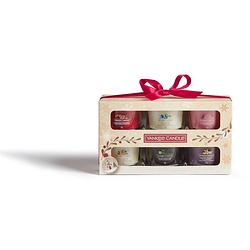 Foto van Yankee candle giftset snow globe wonderland mix - 6 stuks