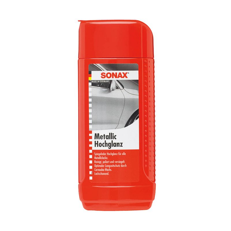 Foto van Sonax autowax metallic hoogglans 250 ml