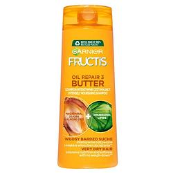 Foto van Fructis oil repair 3 butter versterkende shampoo voor zeer droog en beschadigd haar 400 ml