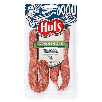 Foto van Huls groninger metworst met kruidnagel 2 x 110g bij jumbo