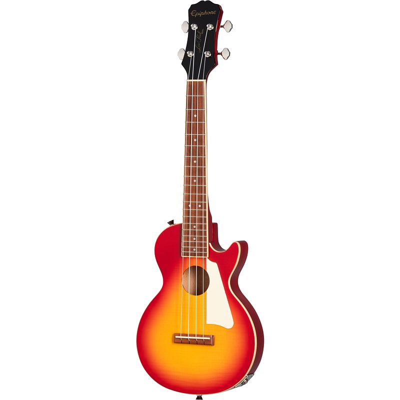 Foto van Epiphone les paul ukulele tenor heritage cherry burst