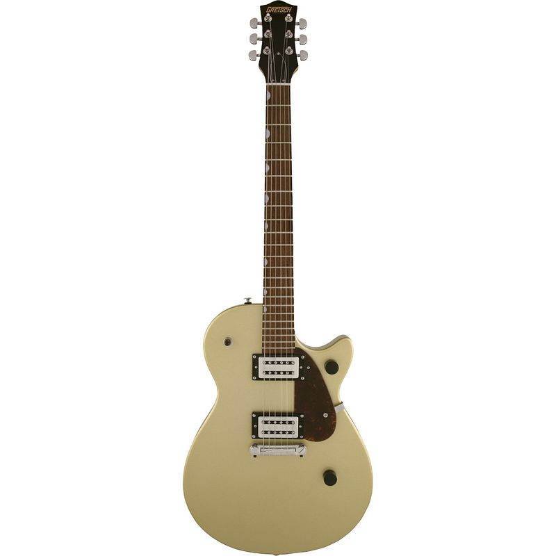 Foto van Gretsch g2210 streamliner junior jet club golddust elektrische gitaar