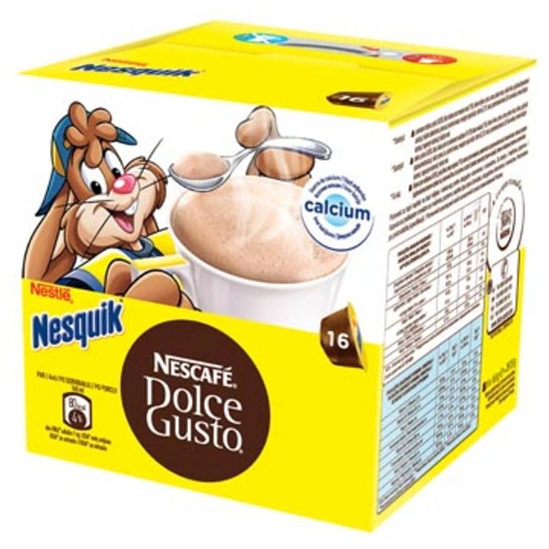 Foto van Nescafe dolce gusto cups, nesquik, pak van 16 stuks