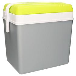 Foto van Eda promotion koelbox - 24 liter - kunststof - grijs - 36 x 27 x 40 - koelboxen