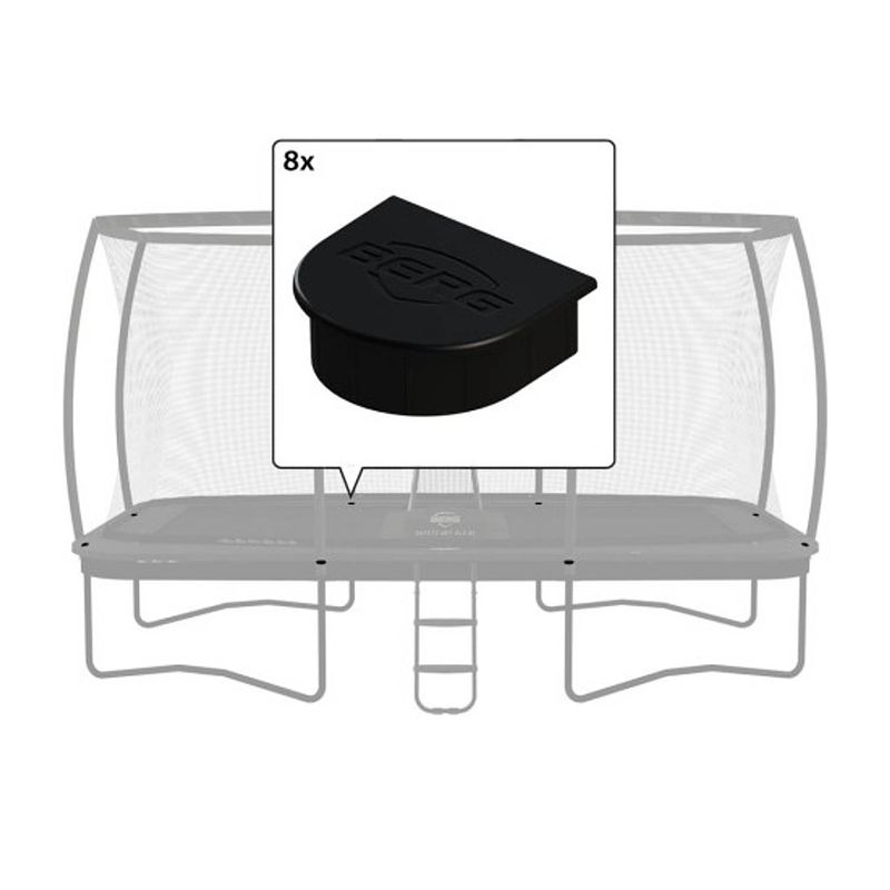 Foto van Berg trampoline veiligheidsnet onderdeel - ultim safety net dlx xl - afdekdoppen 410 (8x)