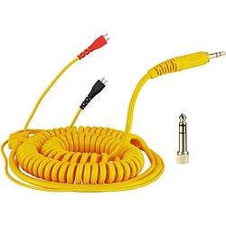 Foto van Zomo hd 25 spiral cord yellow deluxe krulkabel voor sennheiser hd 25