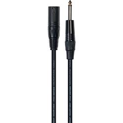 Foto van Yellow cable m01jx 6.3 mm ts jack male - xlr male, 1m