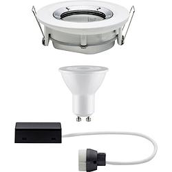 Foto van Paulmann nova inbouwlamp voor badkamer led gu10 7 w ip65 wit (mat), chroom