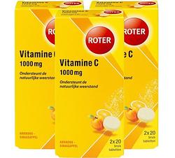 Foto van Roter vitamine c bruistabletten 3x duo-verpakking