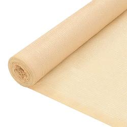 Foto van Vidaxl privacynet 1,5x25 m hdpe beige