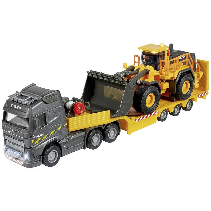 Foto van Majorette volvo truck + wheel loader