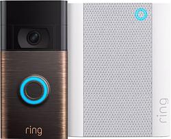 Foto van Ring video doorbell gen. 2 lichtbrons + chime gen. 2 (2020)