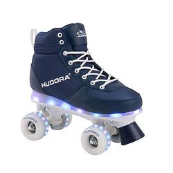 Foto van Hudora rolschaatsen blauw met led, maat 37-38