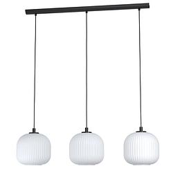 Foto van Eglo mantunalle - hanglamp - e27 - 120 cm - zwart