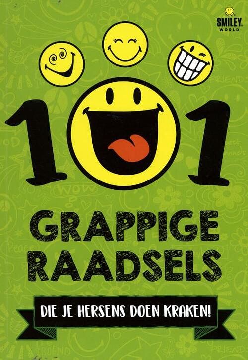 Foto van 101 grappige raadsels die je hersens doen kraken - smiley - paperback (9789059248816)