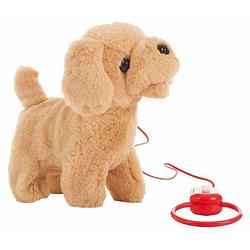 Foto van Bewegende knuffel hond met geluid (22 cm)