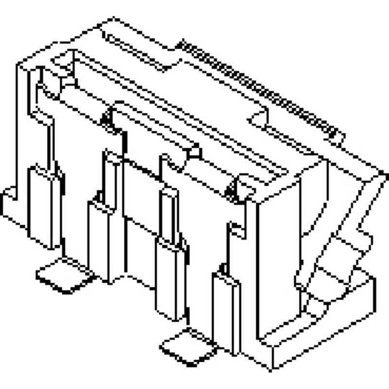 Foto van Molex 5022312400 ffc/fpc-aansluiting totaal aantal polen: 24 rastermaat: 0.5 mm inhoud: 1 stuk(s)