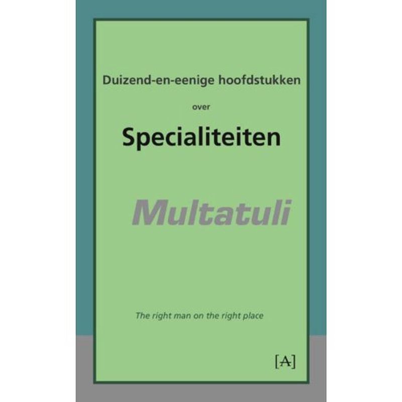 Foto van Duizend-en-eenige hoofdstukken over specialiteiten