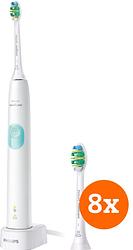 Foto van Philips sonicare protectiveclean 4300 hx6807/63 + intercare opzetborstels (8 stuks)