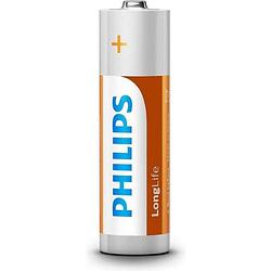 Foto van Philips aa 4 stuks longlife zinc air batterij