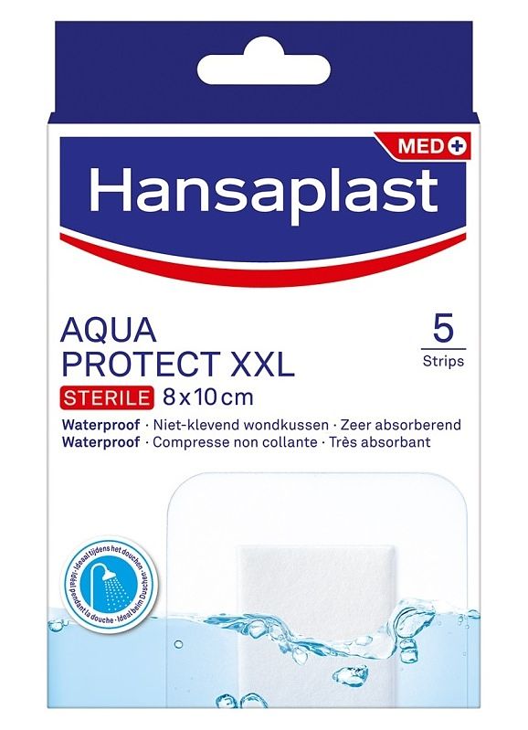 Foto van Hansaplast pleisters aqua protext xxl steriel